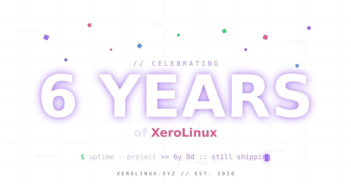 Six Years of XeroLinux
