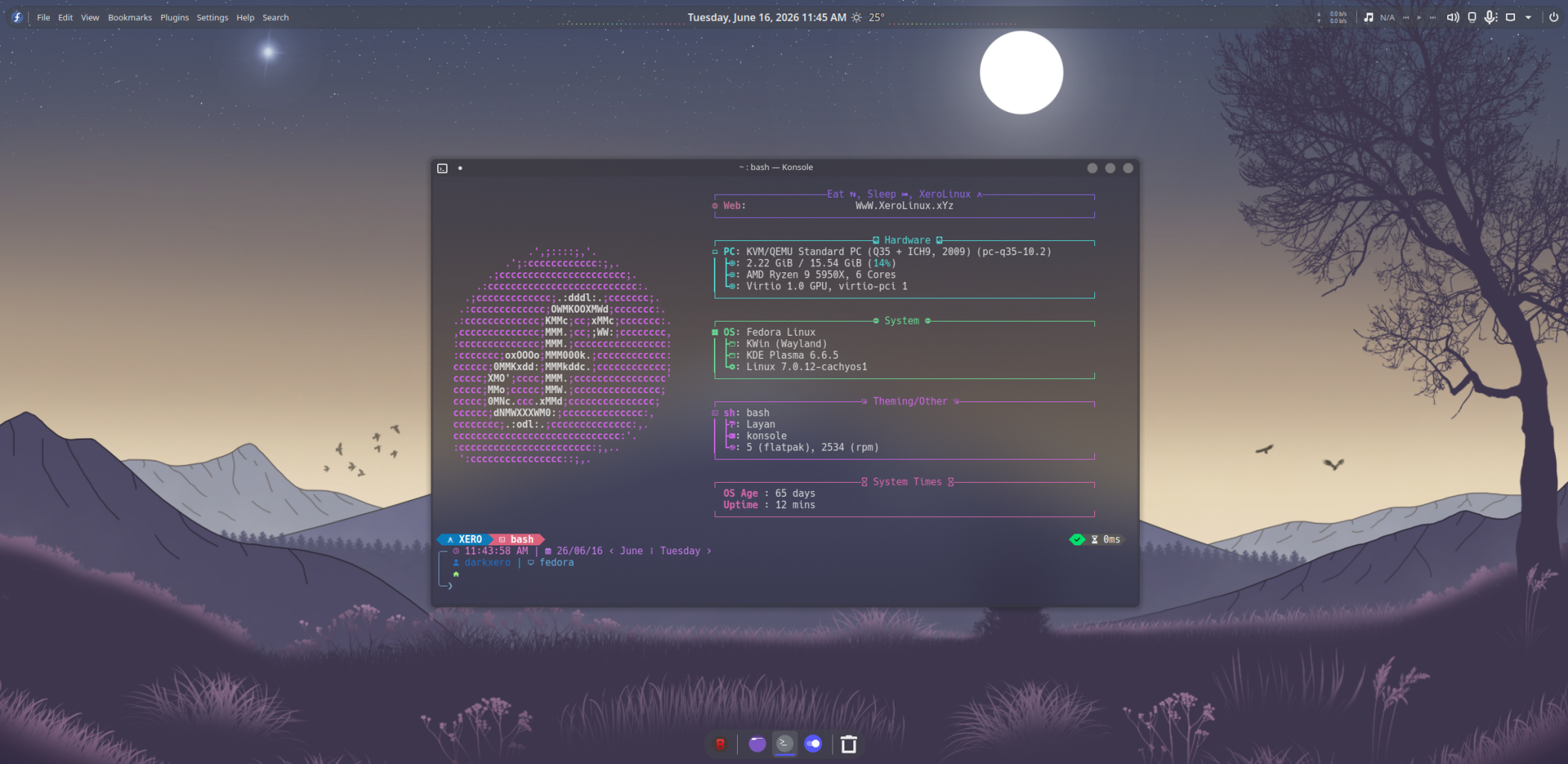 End result: XeroLinux Layan Rice & Config