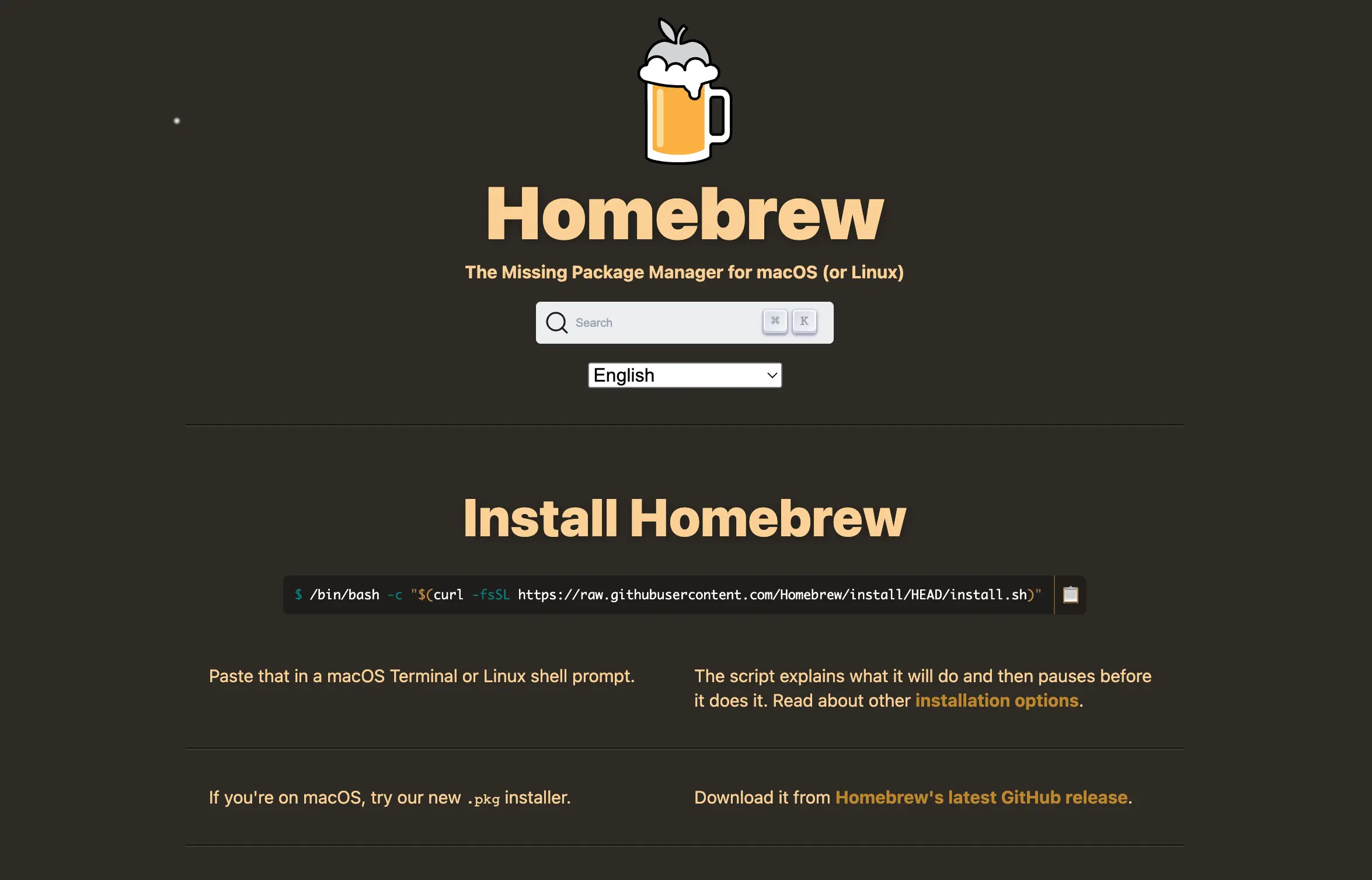 Homebrew on Linux